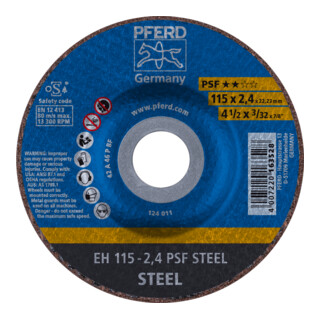 PFERD TOOLS Trennscheibe EH 115-2,4 PSF STEEL 2.4 mm