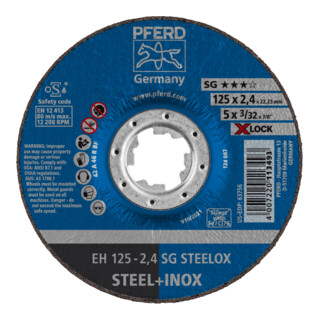 PFERD TOOLS Trennscheibe EH 115-2,4 SG STEELOX/X-LOCK 2.4  mm