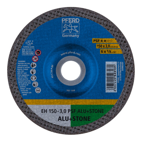 PFERD Trennscheibe EH PSF ALU+STONE