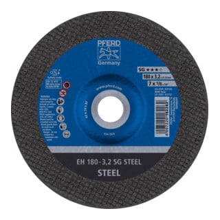 PFERD TOOLS Trennscheibe EH 180x3,2x22,23 mm gekröpft Leistungslinie SG STEEL für Stahl