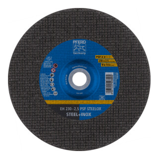 PFERD TOOLS Trennscheibe EH 230x2,5x22,23 mm gekröpft Universallinie PSF STEELOX für Stahl/Edelstahl