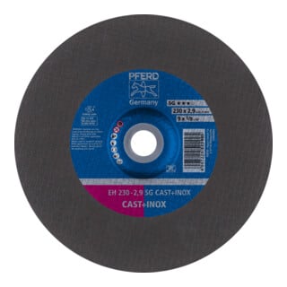 PFERD TOOLS Trennscheibe EH 230x2,9x22,23 mm gekröpft Leistungslinie SG CAST+INOX für Guss/Edelstahl