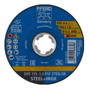 PFERD TOOLS Trennscheibe EHT 115x1,0mm X-LOCK gerade Universallinie PSF STEELOX für Stahl/Edelstahl