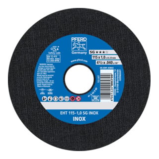 PFERD TOOLS Trennscheibe EHT SG INOX Edelstahl gerade