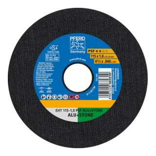 PFERD TOOLS Trennscheibe EHT PSF ALU+STONE NE-Metalle 22.23 mm gerade