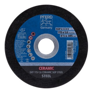 PFERD TOOLS Trennscheibe EHT CERAMIC SGP STEEL
