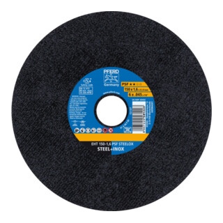 PFERD TOOLS Trennscheibe EHT 150x1,6x22,23 mm gerade Universallinie PSF STEELOX für Stahl/Edelstahl