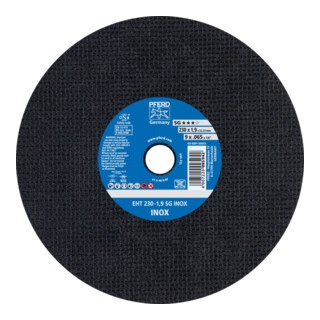 PFERD TOOLS Trennscheibe EHT 230x1,9x22,23 mm gerade Leistungslinie SG INOX für Edelstahl