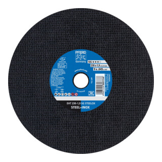 PFERD TOOLS Trennscheibe EHT 230x1,9x22,23 mm gerade Leistungslinie SG STEELOX für Stahl/Edelstahl