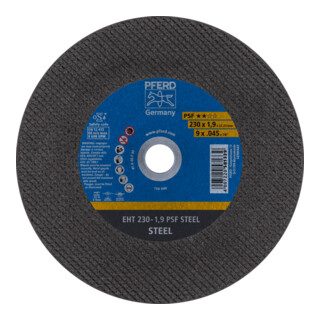 PFERD TOOLS Trennscheibe EHT 230x1,9x22,23 mm gerade Universallinie PSF STEEL für Stahl
