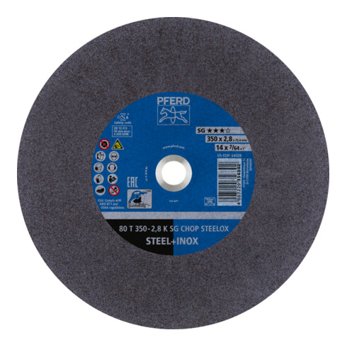 PFERD Trennscheibe CHOPSAW 80 T K SG CHOP STEELOX