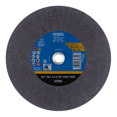 PFERD Trennscheibe CHOPSAW 80 T K PSF CHOP STEELOX
