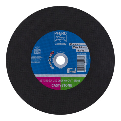 PFERD Trennscheibe CHOPSAW HD 80 T L SG CHOP HD CAST+STONE