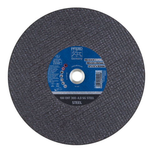 PFERD TOOLS Trennscheibe Trennschleifer EHT 300x4,0x20mm SG STEEL für Stahl (100 m/s)