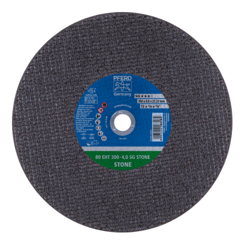 PFERD TOOLS Trennscheibe Trennschleifer EHT 300x4,0x22,23 mm SG STONE für Stein (80 m/s)