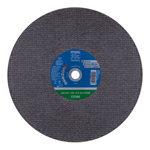 PFERD TOOLS Trennscheibe Trennschleifer EHT 350x4,5x20mm SG STONE für Stein (100 m/s)