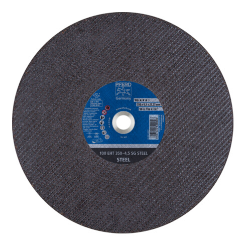 PFERD TOOLS Trennscheibe Trennschleifer EHT 350x4,5x22,23 mm SG STEEL für Stahl (100 m/s)