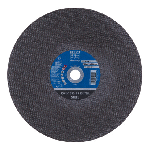 PFERD TOOLS Trennscheibe Trennschleifer EHT 350x4,5x25,4 mm SG STEEL für Stahl (100 m/s)