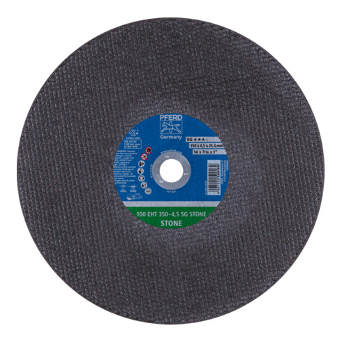 PFERD TOOLS Trennscheibe Trennschleifer EHT 350x4,5x25,4 mm SG STONE für Stein (100 m/s)