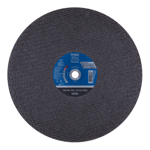 PFERD TOOLS Trennscheibe Trennschleifer EHT 400x4,8x20mm SG STEEL für Stahl (100 m/s)