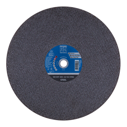 PFERD TOOLS Trennscheibe Trennschleifer EHT 400x4,8x22,23 mm SG STEEL für Stahl (100 m/s)