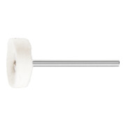 PFERD TOOLS Tuchring TR Flanell Ø 22x10mm Schaft-Ø 3 mm für Spiegelpolitur und Abglänzen mit Polierpaste