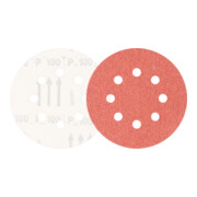 PFERD TOOLS Universal Korund Klettscheibe KSS Ø 125 A100 8 Absauglöcher für Exzenterschleifer