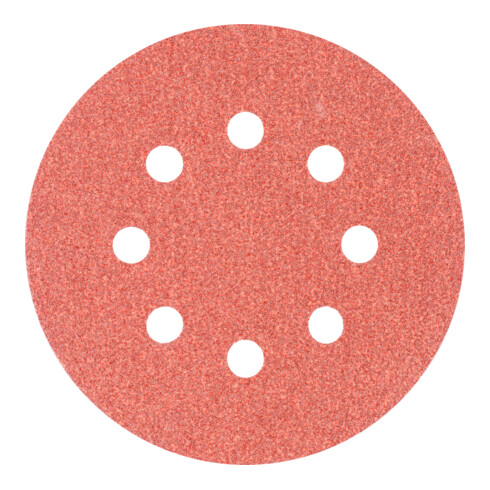 PFERD TOOLS Universal Korund Klettscheibe KSS Ø 125 A100 8 Absauglöcher für Exzenterschleifer