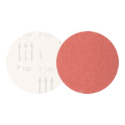 PFERD TOOLS Universal Korund Klettscheibe KSS Ø 125 A100 ohne Absauglöcher für Exzenterschleifer