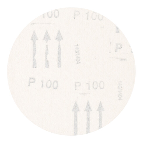 PFERD TOOLS Universal Korund Klettscheibe KSS Ø 125 A100 ohne Absauglöcher für Exzenterschleifer