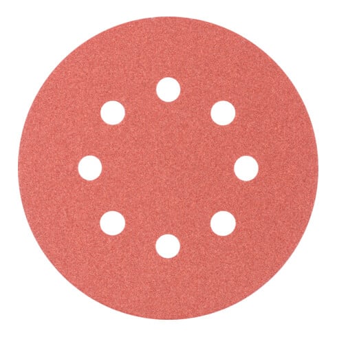 PFERD TOOLS Universal Korund Klettscheibe KSS Ø 125 A150 8 Absauglöcher für Exzenterschleifer