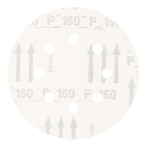 PFERD TOOLS Universal Korund Klettscheibe KSS Ø 125 A150 8 Absauglöcher für Exzenterschleifer