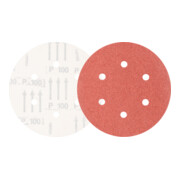 PFERD TOOLS Universal Korund Klettscheibe KSS Ø 150 A100 6 Absauglöcher für Exzenterschleifer