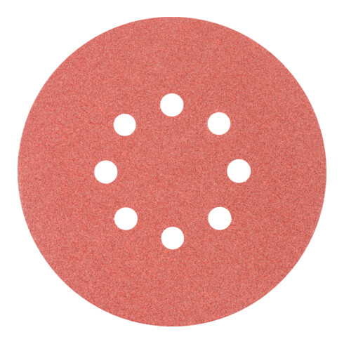 PFERD TOOLS Universal Korund Klettscheibe KSS Ø 150 A100 8 Absauglöcher für Exzenterschleifer