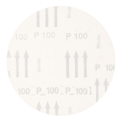 PFERD TOOLS Universal Korund Klettscheibe KSS Ø 150 A100 ohne Absauglöcher für Exzenterschleifer