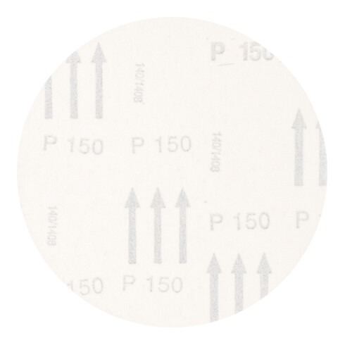 PFERD TOOLS Universal Korund Klettscheibe KSS Ø 150 A150 ohne Absauglöcher für Exzenterschleifer