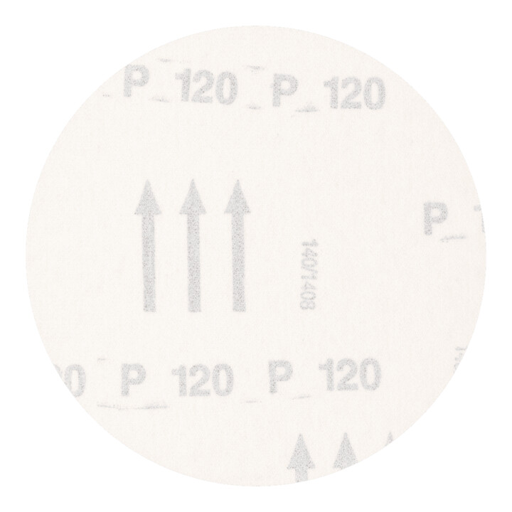 PFERD TOOLS Universal Korund Klettscheibe KSS Ø 125 A120 ohne Absauglöcher für Exzenterschleifer