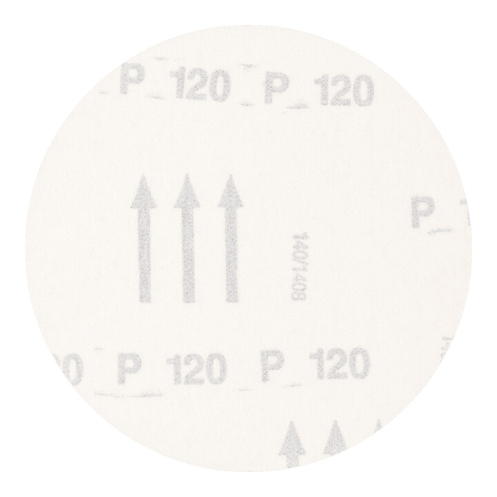 PFERD TOOLS Universal Korund Klettscheibe KSS Ø 125 A120 ohne Absauglöcher für Exzenterschleifer