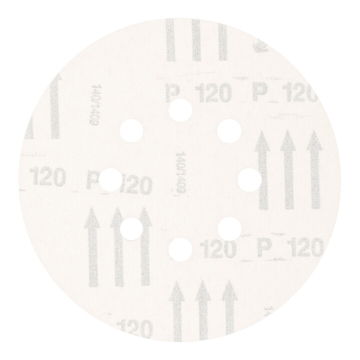 PFERD TOOLS Universal Korund Klettscheibe KSS Ø 150 A120 8 Absauglöcher für Exzenterschleifer