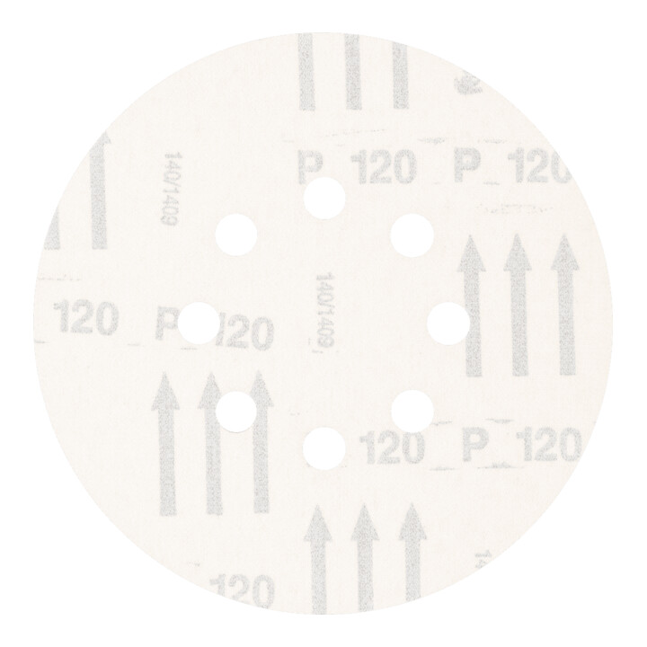 PFERD TOOLS Universal Korund Klettscheibe KSS Ø 150 A120 8 Absauglöcher für Exzenterschleifer