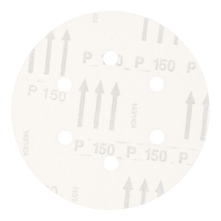 PFERD TOOLS Universal Korund Klettscheibe KSS Ø 150 A150 6 Absauglöcher für Exzenterschleifer