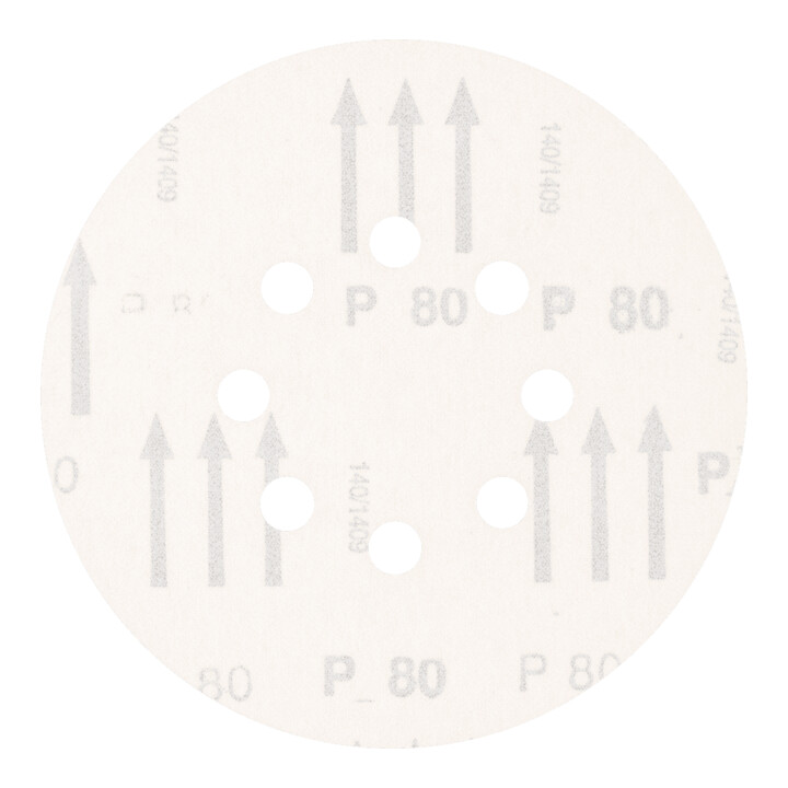 PFERD TOOLS Universal Korund Klettscheibe KSS Ø 150 A80 8 Absauglöcher für Exzenterschleifer