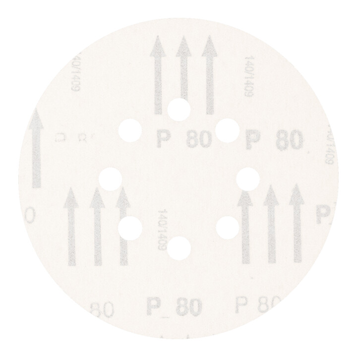 PFERD TOOLS Universal Korund Klettscheibe KSS Ø 150 A80 8 Absauglöcher für Exzenterschleifer
