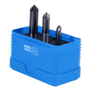 PFERD TOOLS VHM Entgratfräser Set 3-tlg. ⌀ 6/8/10 mm 90° TiAlN Schaft HB Universal Line Anfasen Entgraten-4