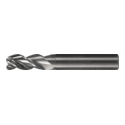 PFERD TOOLS VHM-Fräser Ø10mm, 3 Schneiden, 2xDC, Radius 1mm, unbeschichtet, Schaft HA, Performance Aluminium-1
