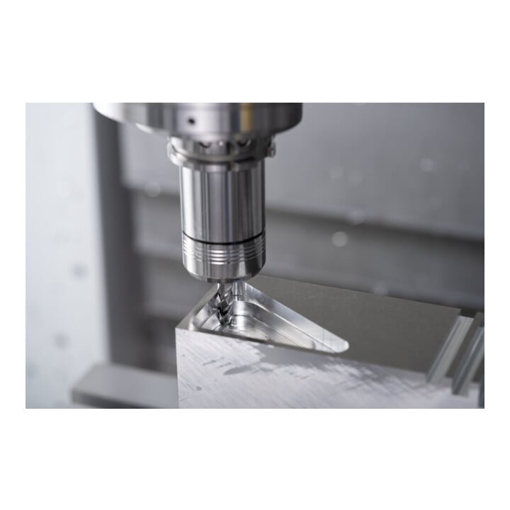 PFERD TOOLS VHM-Fräser Ø10mm, 3 Schneiden, 2xDC, Radius 1mm, unbeschichtet, Schaft HA, Performance Aluminium