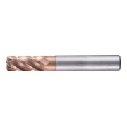 PFERD TOOLS VHM-Fräser Ø10mm, 4 Schneiden, 2xDC, Radius 2mm, AlTiN / TiSiXN beschichtet, Schaft HA, Performance Rostfrei-1