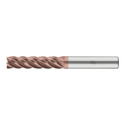 PFERD TOOLS VHM-Fräser Ø10mm, 5 Schneiden, mit Spanteiler, 4xDC, Radius 0,5mm, AlTiN / TiSiXN beschichtet, Schaft HB, Performance Rostfrei-1
