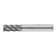 PFERD TOOLS VHM-Fräser Ø12mm, 5 Schneiden, mit Spanteiler, 2xDC, Radius 0,5mm, AlCrN beschichtet, Schaft HB, Universal-1