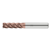 PFERD TOOLS VHM-Fräser Ø12mm, 5 Schneiden, mit Spanteiler, 3xDC, Radius 0,5mm, AlTiN / TiSiXN beschichtet, Schaft HB, Performance Rostfrei-1